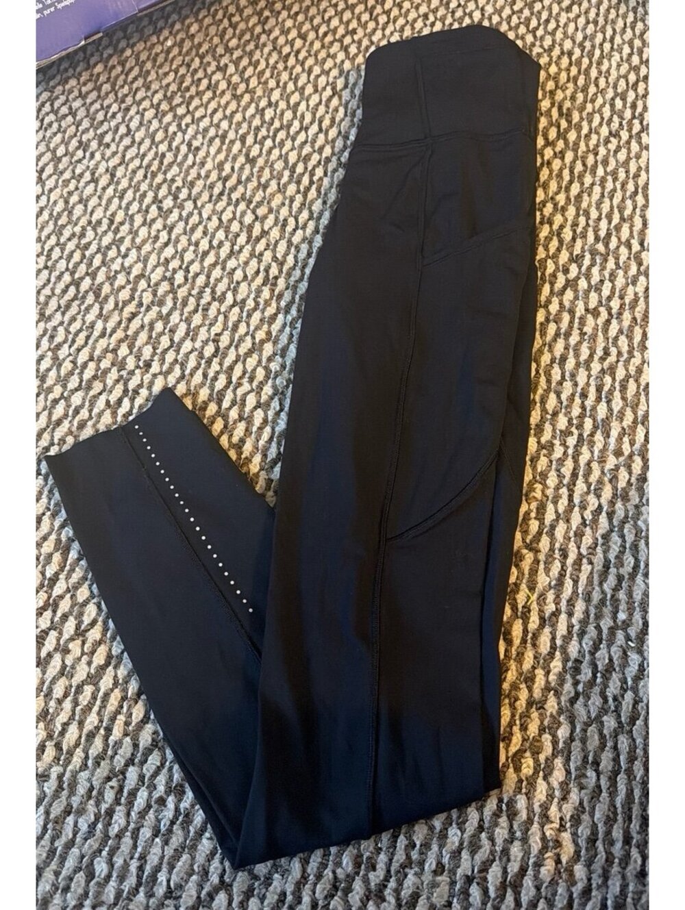 Lululemon Fast and Free Athletic Leggings with Reflective Detail Size 2